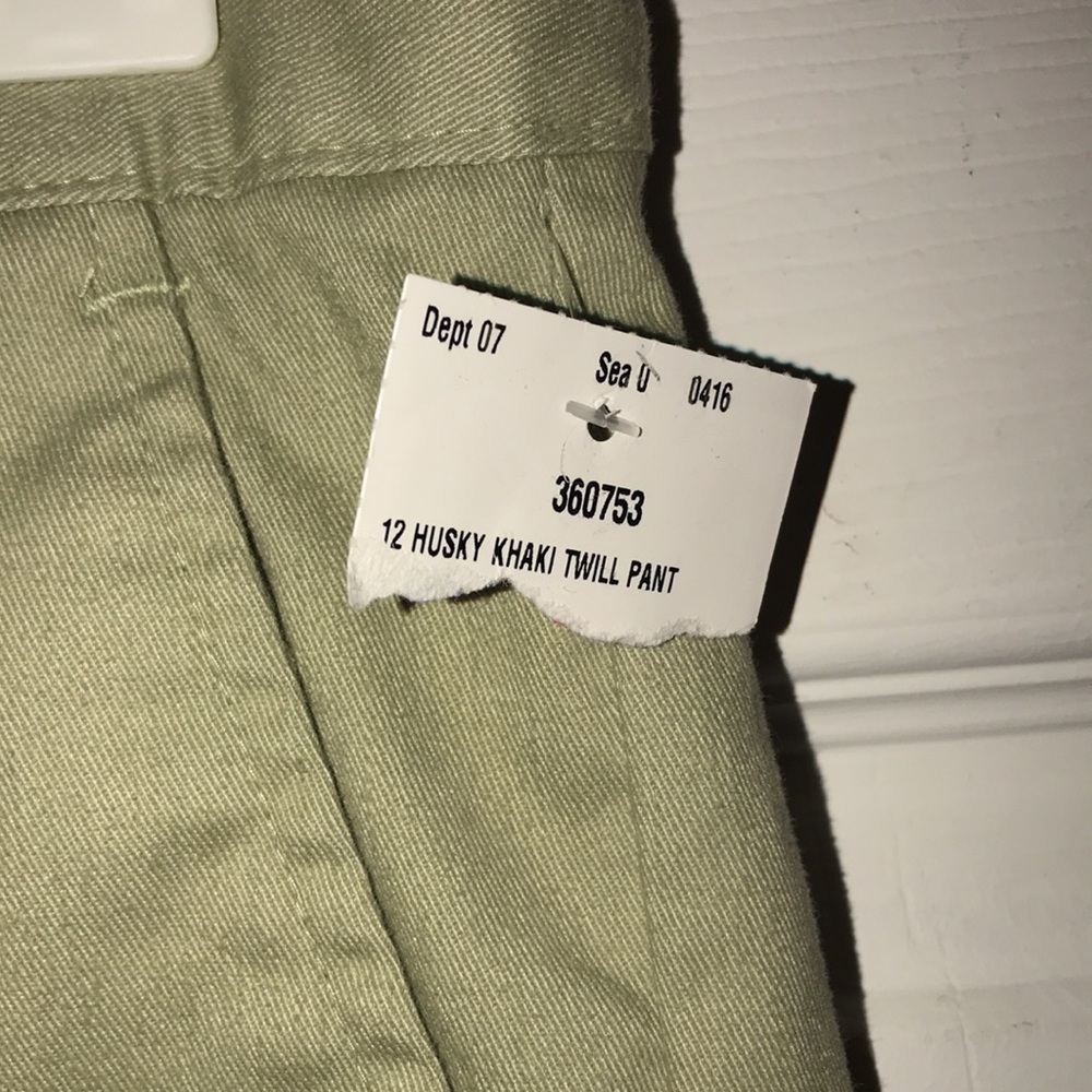 NWT Boy’s Husky Khaki Pants - Picture 4 of 8